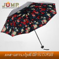 Hot Selling Outdoor promotional umbrella flower pattern